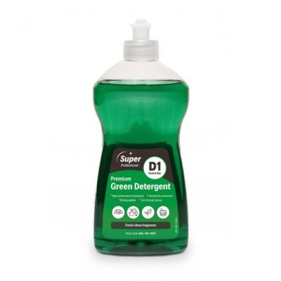 D1 Premium Green Detergent (12x500ml)